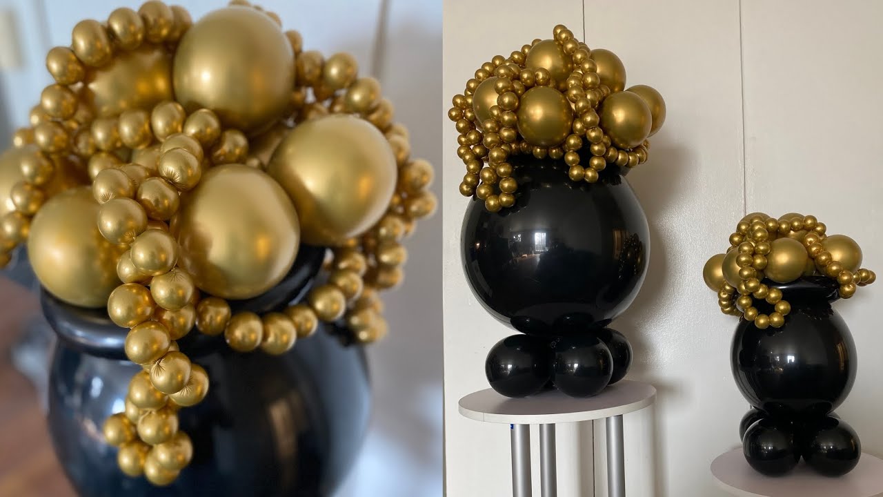 Pot Of Gold Made Out Of Balloons