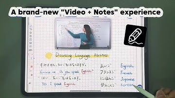 Explore the new mode of the Notes app: a brand-new "Video + Notes" experience