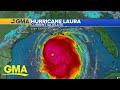 Hurricane Laura is rapidly intensifying as it heads towards the Gulf Coast l GMA