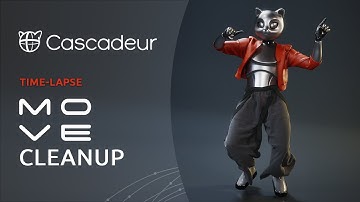 K-Pop Dance Move One Video Mocap Cleanup | Cascadeur Timelapse