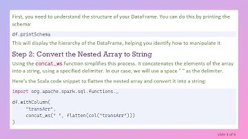 Converting Array of Arrays to String in a Spark DataFrame with Scala