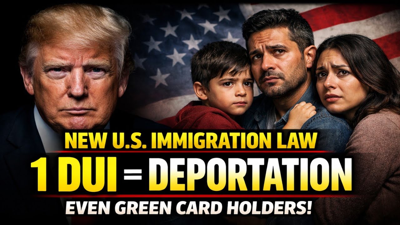 Shocking U.S. Immigration Reform 2026 | Green Card Holders at Risk | DUI Deportation Rules Explained