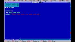 C PROGRAMMING( subtraction)