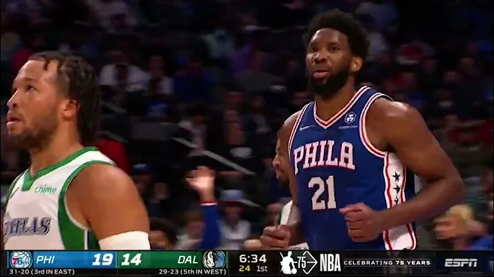 Joel Embiid With A VICIOUS DUNK Right Down The Lane!💪💪