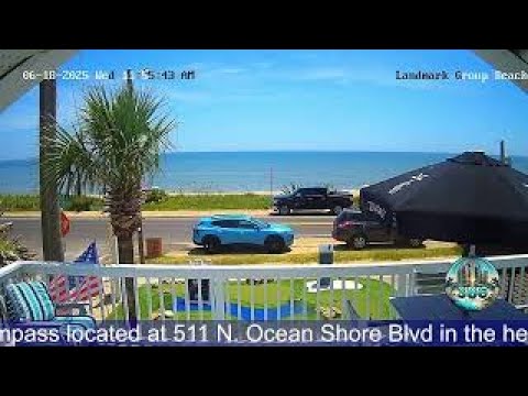 Flagler Beach in the suburbs of Palm Coast Live Stream