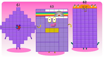 Sprunki OC Numberblocks 61, 62, 63 | Compilation Incredibox #sprunki #numberblocks #incredibox