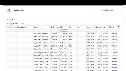 Video 2 of 3 for Gigamon Enterprise License Platform: How to activate a floating license.