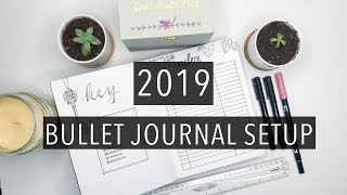 Plan With Me | My 2019 Bullet Journal Setup in my Nuuna
