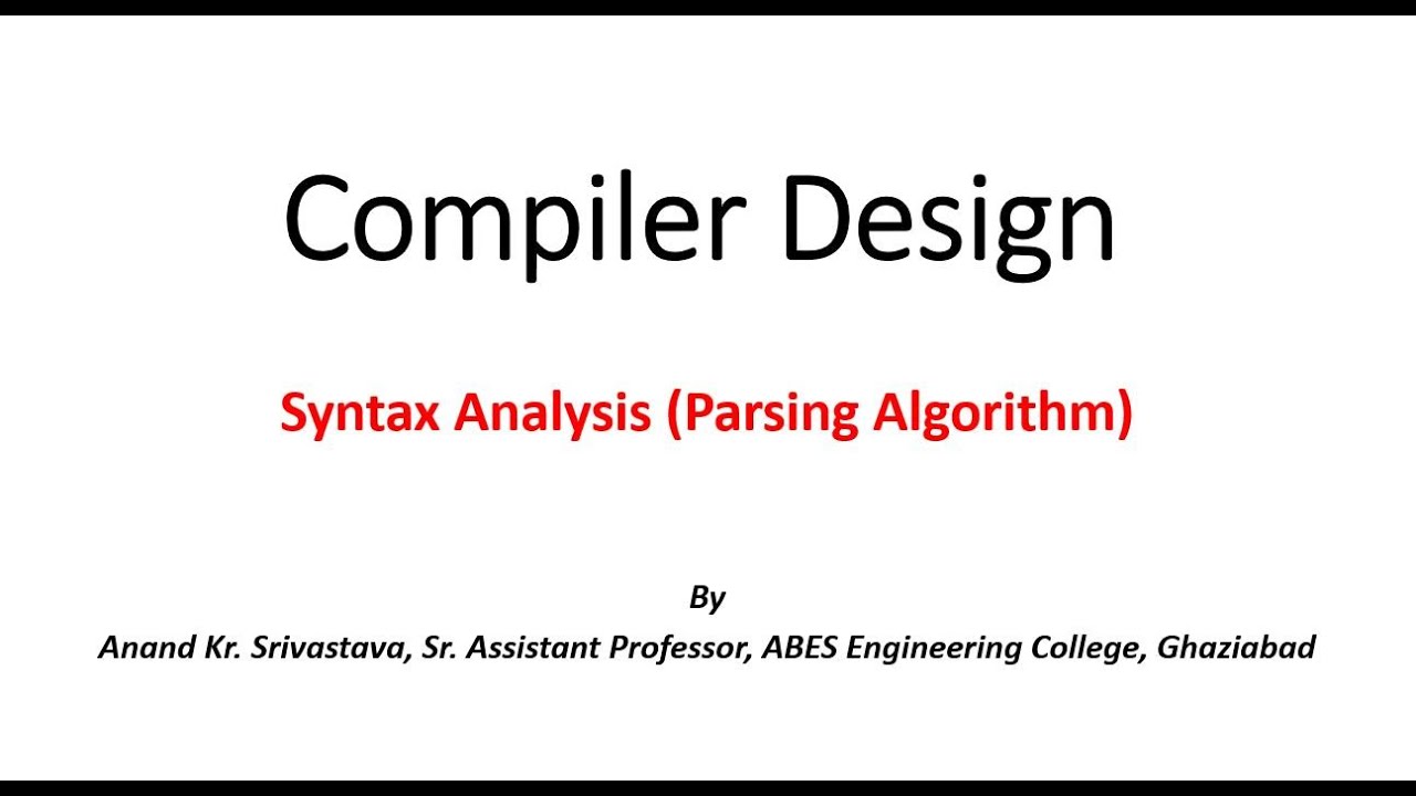 LR0 item computation | Designing SLR1 parsing table | Compiler Design | Lecture 12