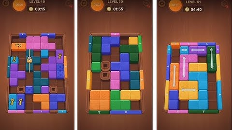 Wood Away Block Jam - Level 49 - Level 50 - Level 51