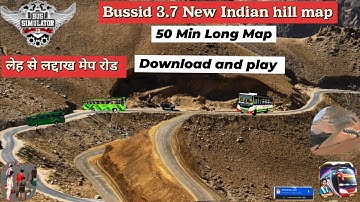 Bussid 3.7 New Indian Map Mod || New Hill Mountain map Mod || Bussid Extreme Hill Map Mod #bussid