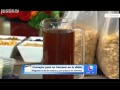 Claudia Molina: Consejos para comer saludable y estar en forma.