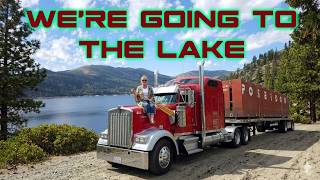 #82 ~ Building a floating barge ~ Amiee doesn't feel good ~ Lake Spaulding ~ The Pig War