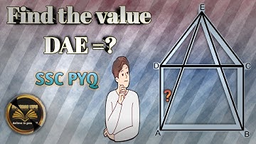 Q.If ABCD is a square and DEC is an equilateral triangle then angle DAE is ?
