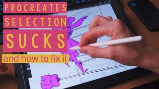 The Procreate Selection Tool Sucks…Heres How to Make it Better screenshot 5