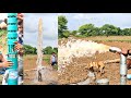 Borewell Drilling - New Borewell Motor Installation Complete process Step By Step