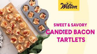 Game Day Recipe: Sweet & Savory Candied Bacon, Pear, and Goat Cheese Tartlets
