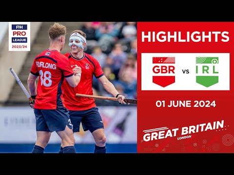 FIH Hockey Pro League 2023 24 Highlights Great Britain Vs Ireland M Match 1 