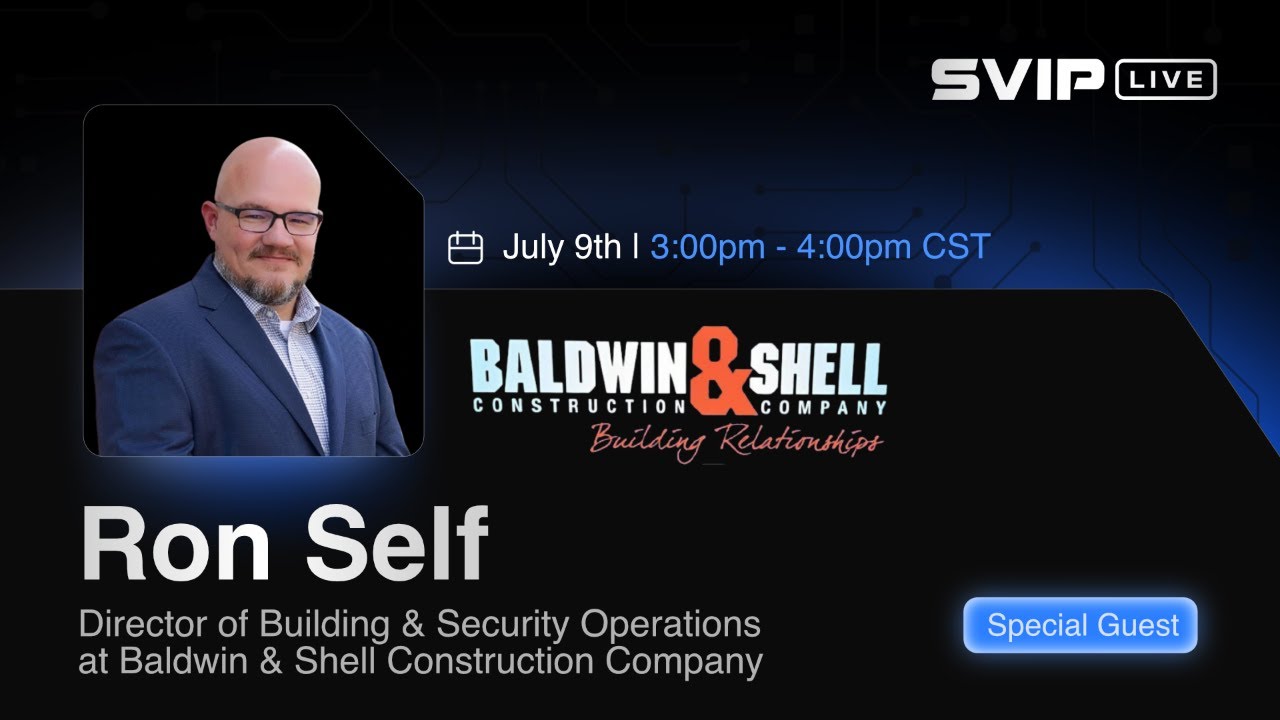 Baldwin Shell Fam SVIP LIVE Interview with Ron Self of Baldwin & Shell Construction ...