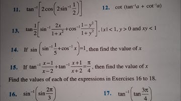 ex. 2.2 Q11 to Q21 ncert math class 12 inverse Trigonometric functions #cbsecareer