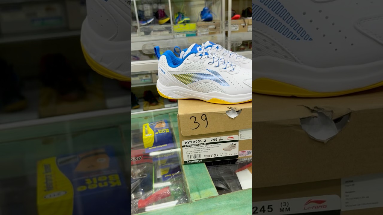 Sepatu Badminton NEW LINING AERO STORM now available ​⁠