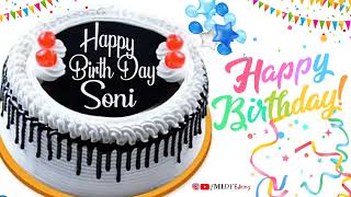 Happy Birthday Soni | Birthday Name Wish | #happybirthdaystatus | Sonu Birthday Special Song - YouTube