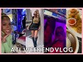 ATL WEEKEND VLOG! TRAP PAINT & SIP, LOUNGE HOPPING, RUNNING AROUND THE CITY + THE BEST FOOD!