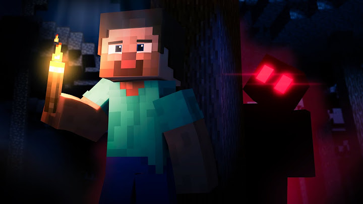 Le joueur MINECRAFT surveillé par une étrange ENTITÉ
