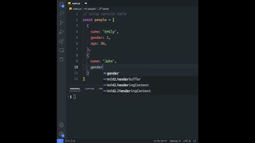 JavaScript CONSOLE TABLE! 👨‍💻 #shorts #coding