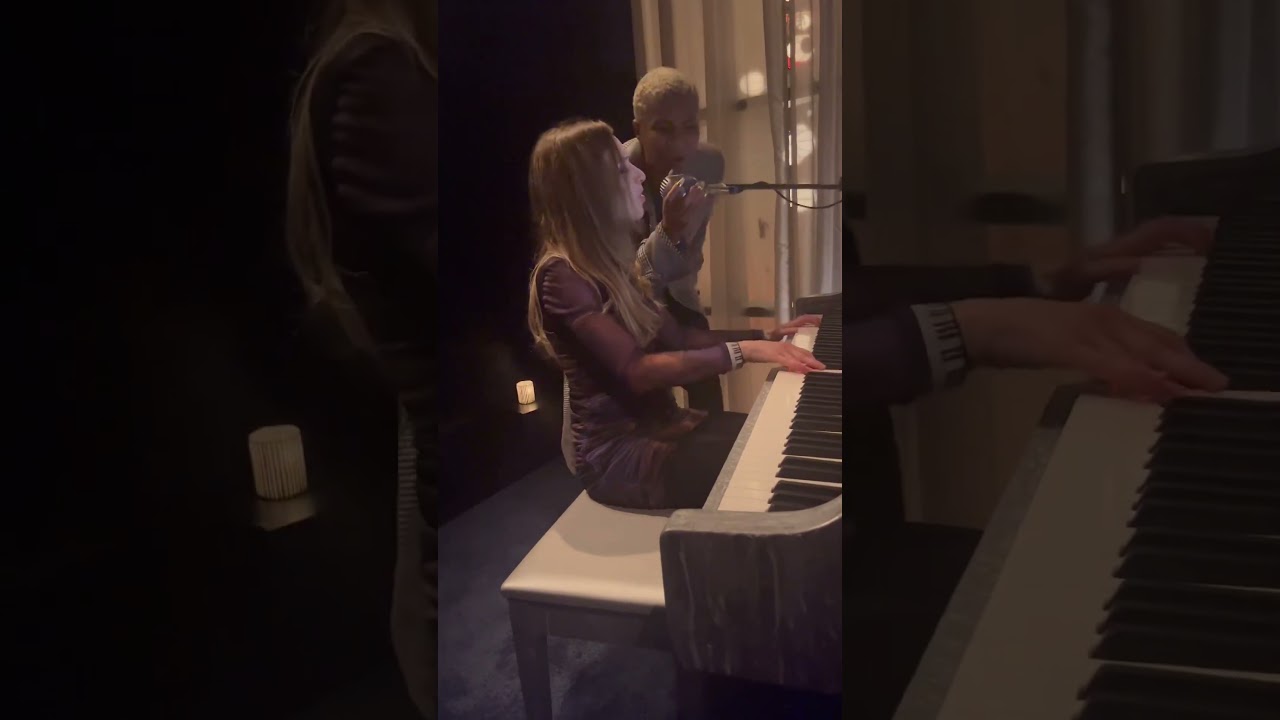 Julie Schatz performing live — violinist, pianist, vocalist, producer and composer
