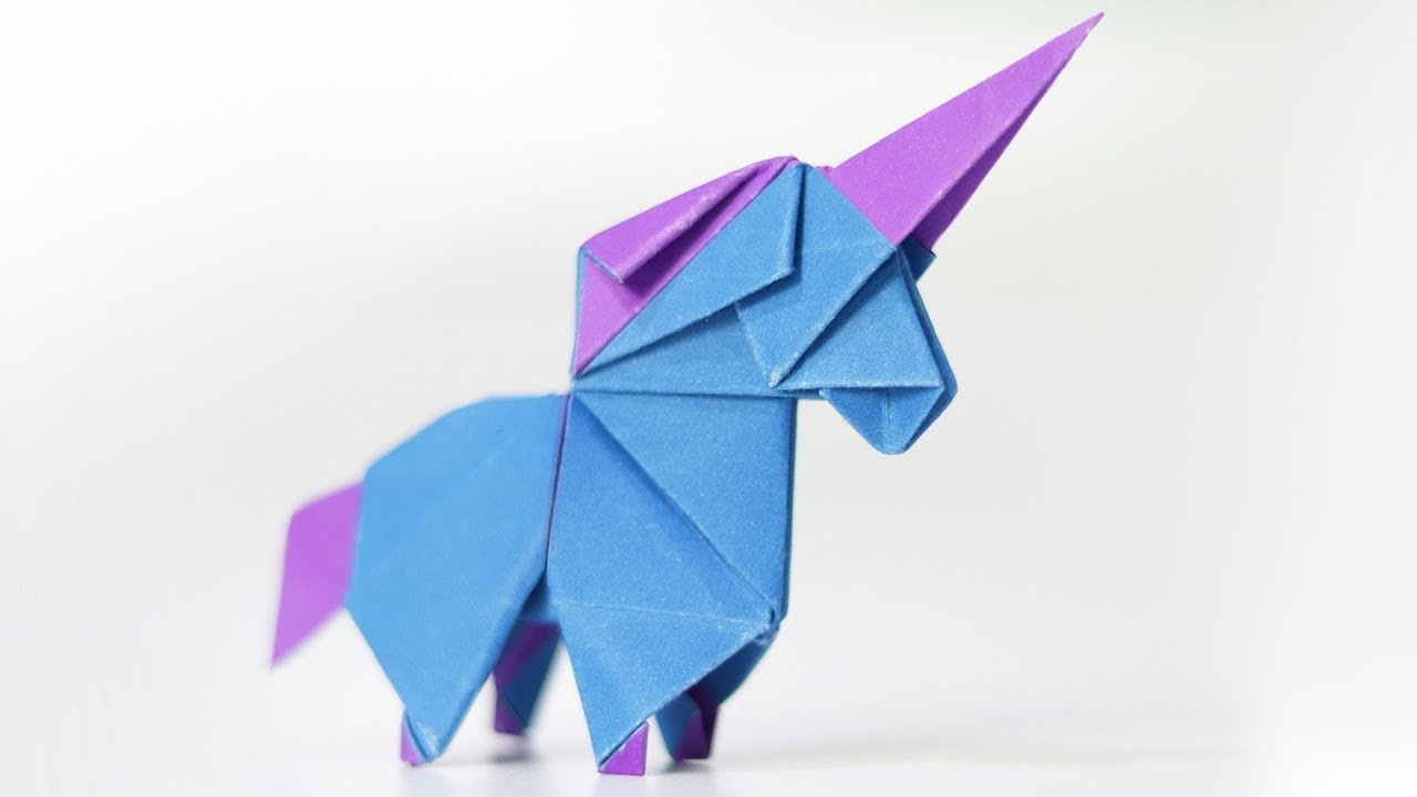 Easy Origami Unicorn How to Fold YouTube