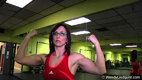 Wendy Lindquist and Julie Flexing