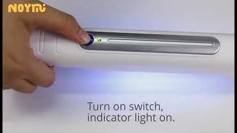 How to use a NOYMI UltraViolet Sanitizing Light | Sanitizing Wand UV Light Germicidal | Germ Wand