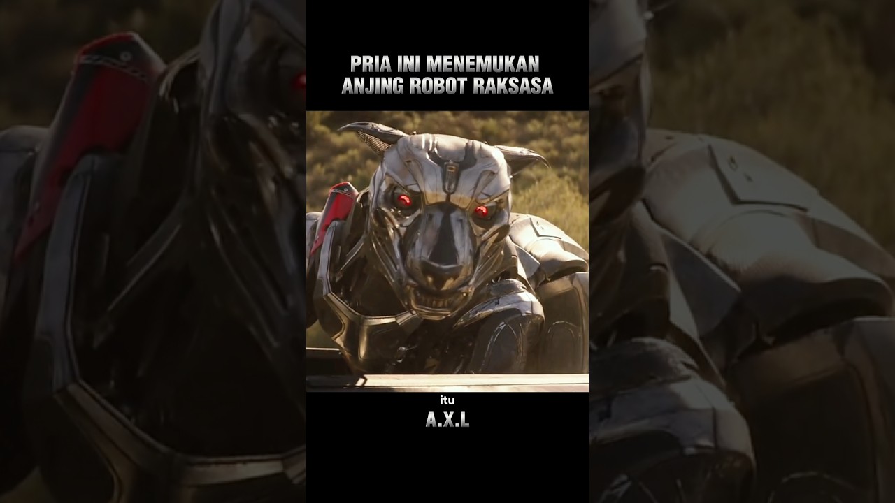 Ia menemukan anjing robot raksasa #alurceritafilm #shorts