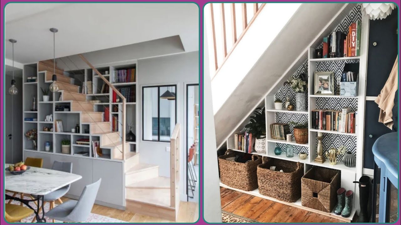 Under stair Pantry designs home decor Storage Makeover YouTube