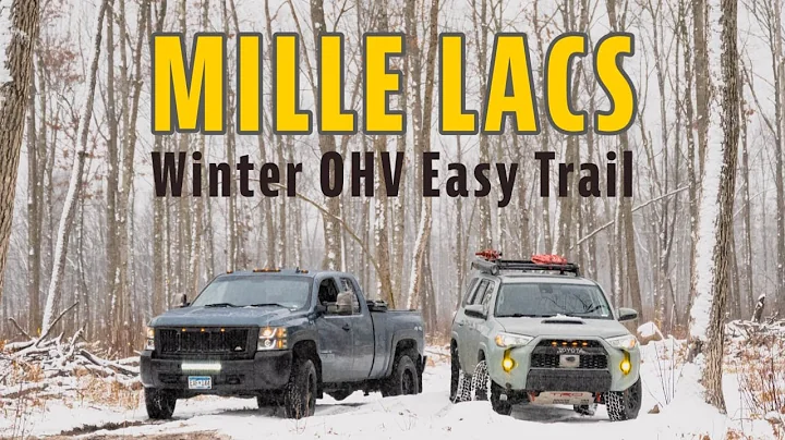 Mille Lacs OHV Trail very EASY Off-Roading in my 4...