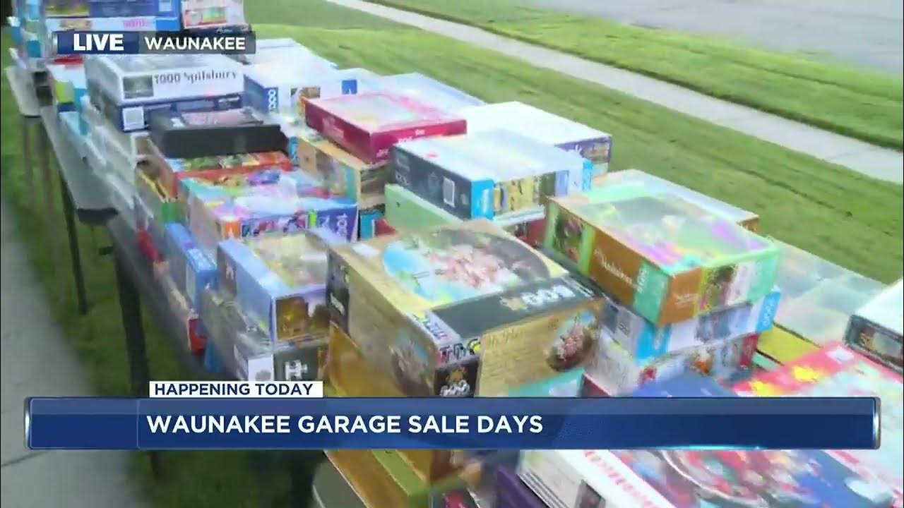 Waunakee Garage Sale Days underway YouTube