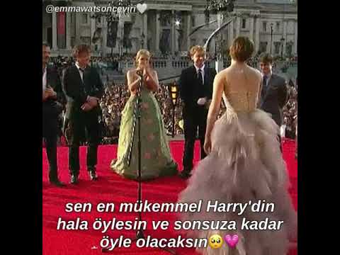 Emma watsonun duygusal gala konuşması tr altyazılı (Daniel'in ona sarılması 😖)