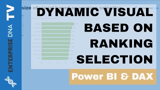 dynamically change size of visual based on ranking selection in power bi using dax