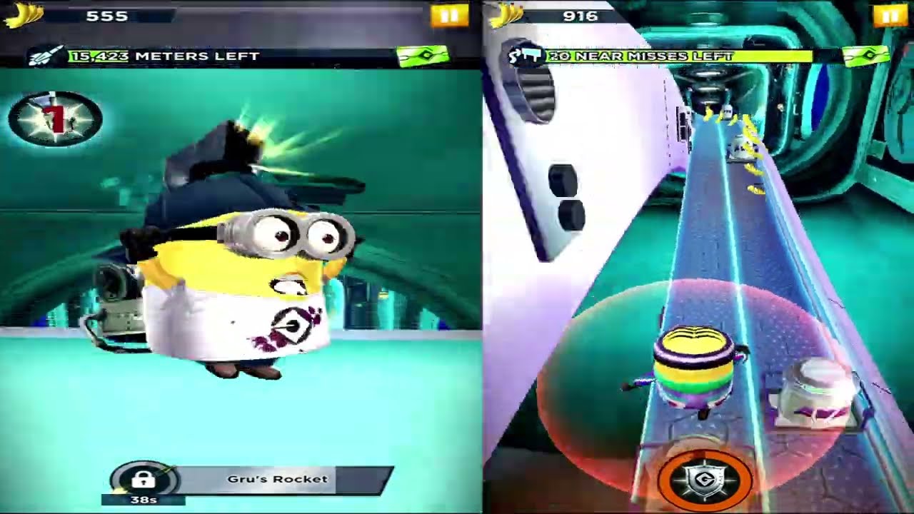 Despicable Me Minion Rush! Android Reverse Gameplay - Daily Challenge, Episode 767