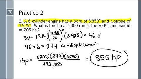 Indicated Horsepower and Torque, Mechanical Efficiency