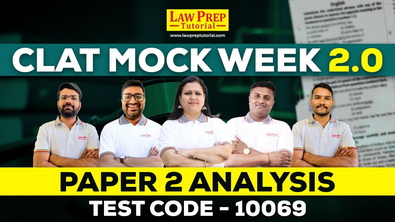 Complete Paper 2 Analysis of CLAT Mock Week 2.0 | CLAT 2024 - YouTube