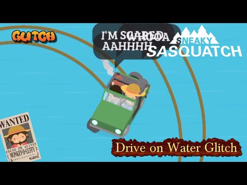 Sneaky Sasquatch Glitch - Drive On Water Glitch [Dinsun Video]