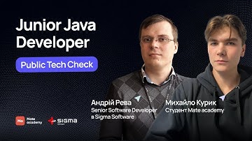 Tech check: Junior Java Developer | Sigma Software & Mate academy