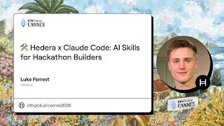 Hedera x Claude Code AI Skills for Hackathon Builders I Luke Forrest