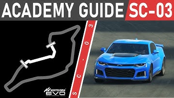 How To Get 3 Stars SC-03 Driving Academy Guide - Assetto Corsa EVO