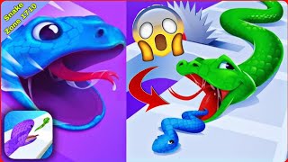 Snake Run Race 3D Running Game #gamingvideos #snakegame #race screenshot 3