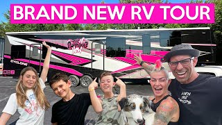 FULL RV TOUR Fulltime family of 5 gets HUGE UPGRADE!