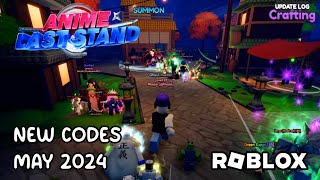 Roblox Anime Last Stand New Codes May 2024