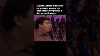 Começava a Cantar,o Público e  apresentador ficava assim #leandroeleonardo #sertanejo #anos90 #viral